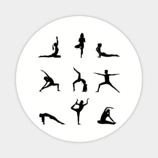 Yoga poses Magnet